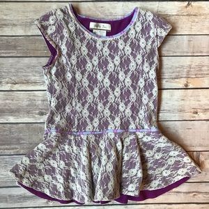 Matilda Jane Lace Peplum Top
